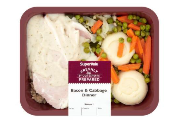 Freshly Prepared Bacon & Cabbage Dinner