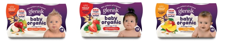 Glenisk Organic Baby Yoghurts