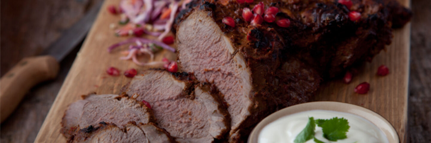 BBQ moroccan lamb leg recipe