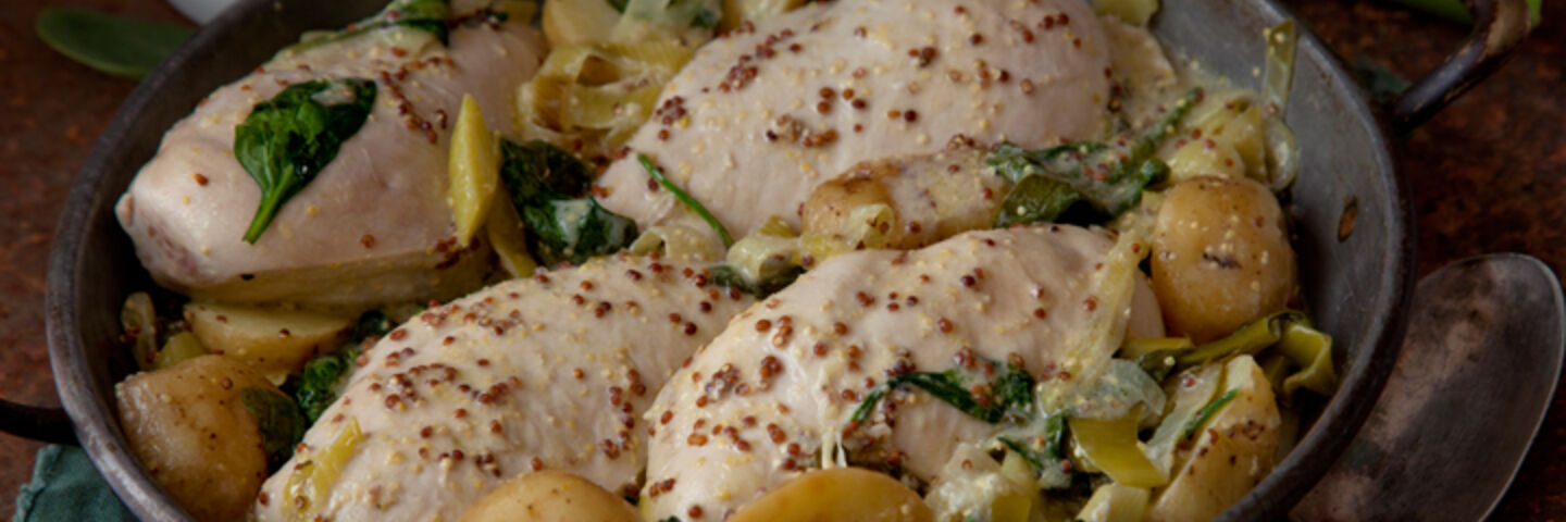 Chicken leak potatoes recipe