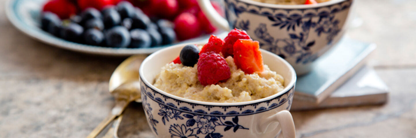 Creamy quinoa coconut porridge recipe