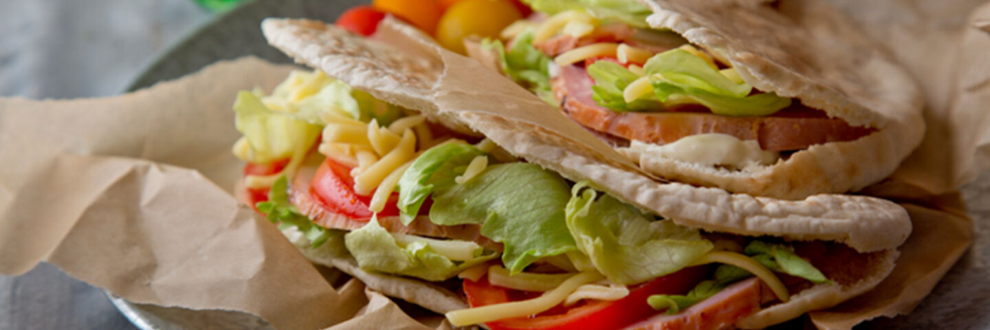 Mustard ham pitta recipe