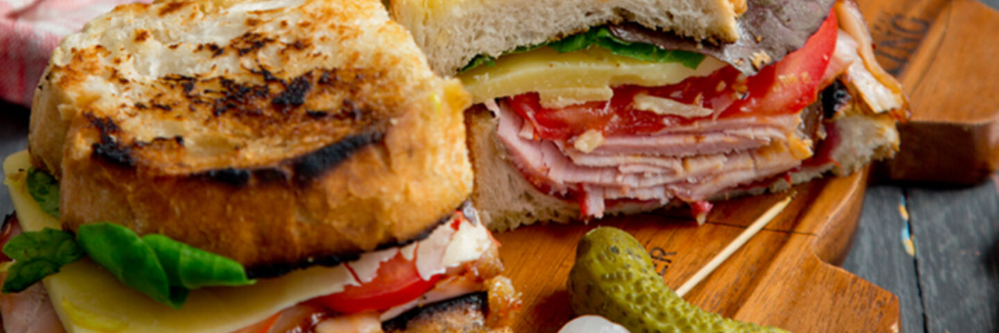 Ploughman s sandwich leftover ham redcurrant glaze rhubarb chutney recipe