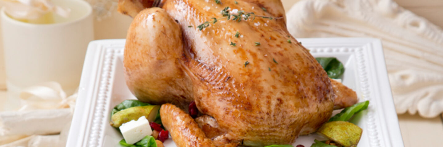 Roast chicken toasted nut pear slad recipe