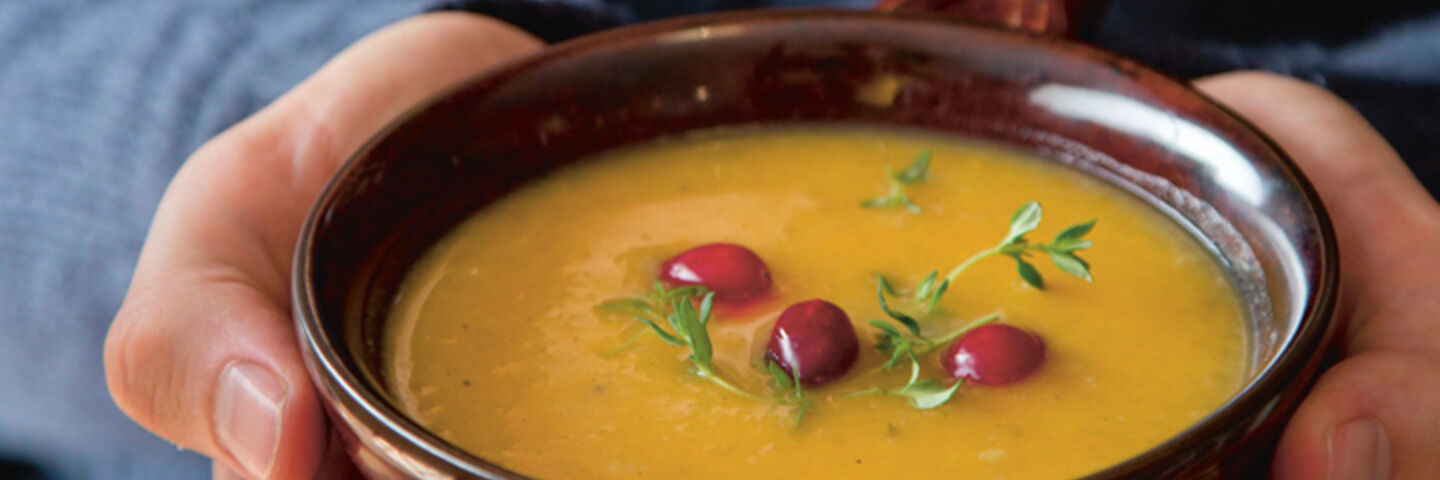 Sweet chestnut parsnip soup recipe