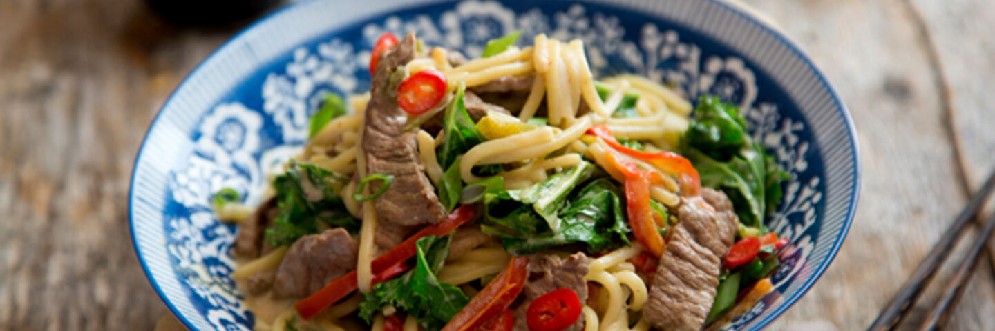 Thai beef noodles recipe