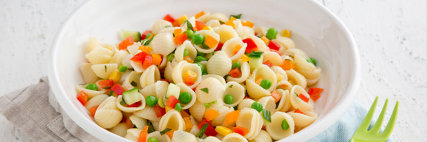 Eat the rainbow pasta recipe