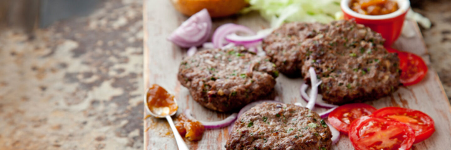 Healthy homemade burgers recipe