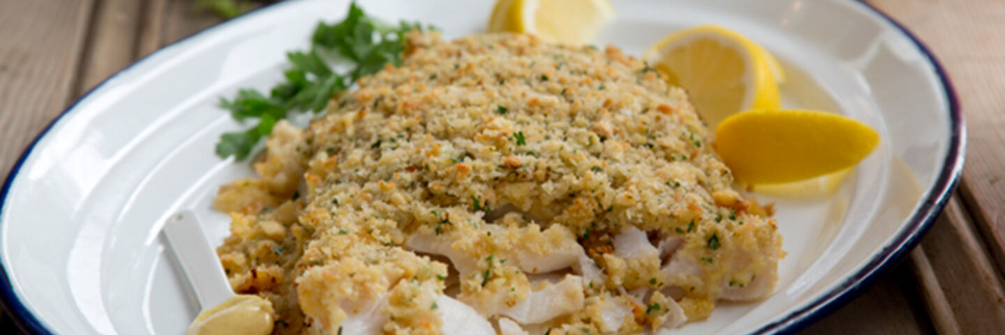 Honey mustard crusted cod recipe