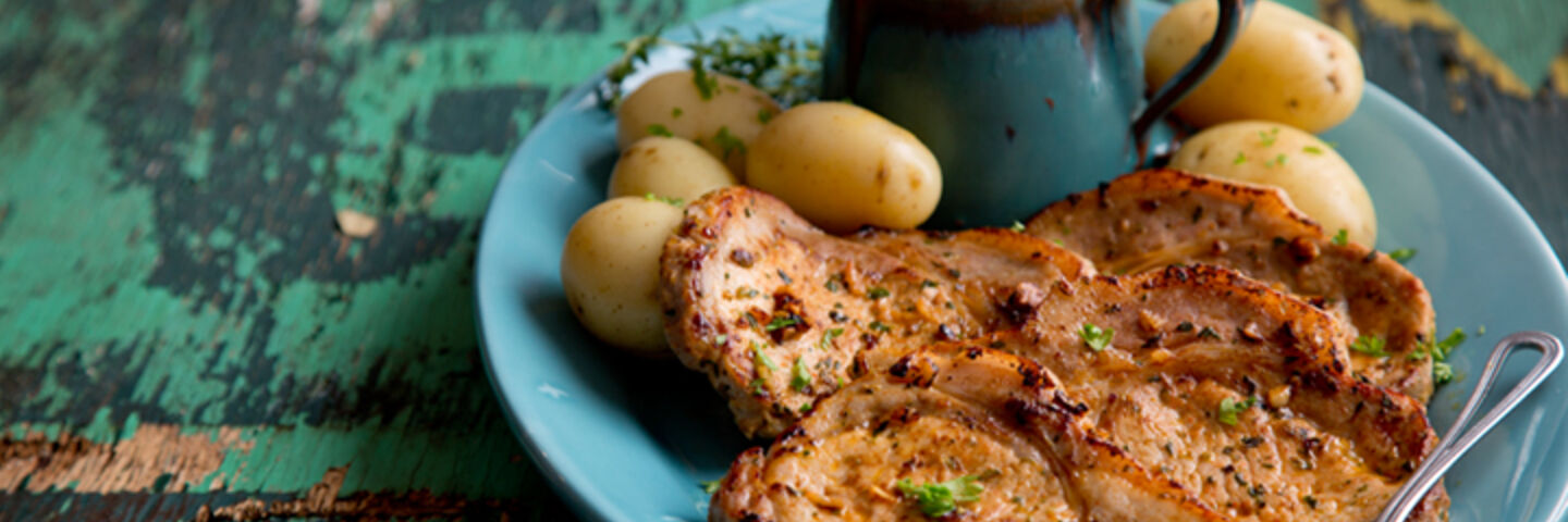 Pork chops apple sauce recipe