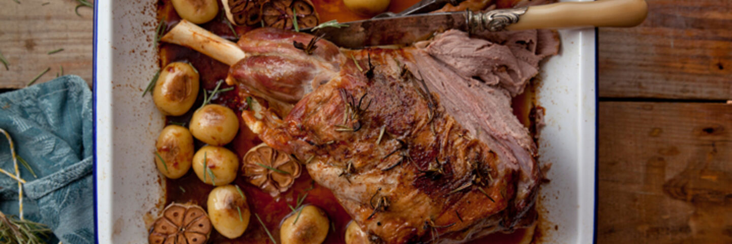 Roast lamb rataouille recipe