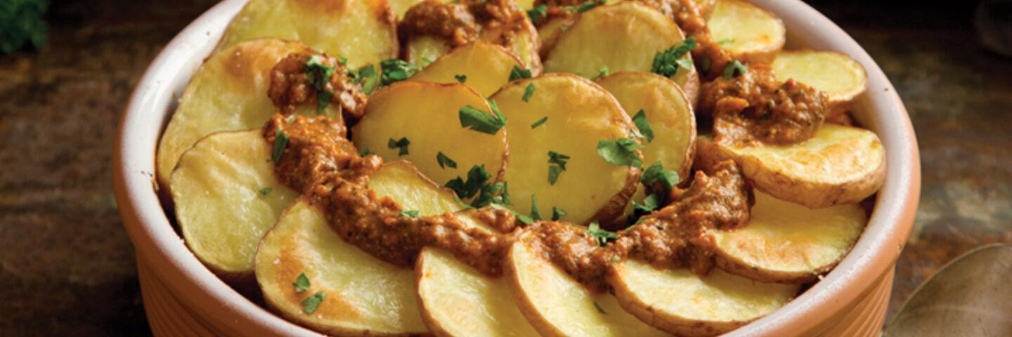 Spanish chickpea bake recipe