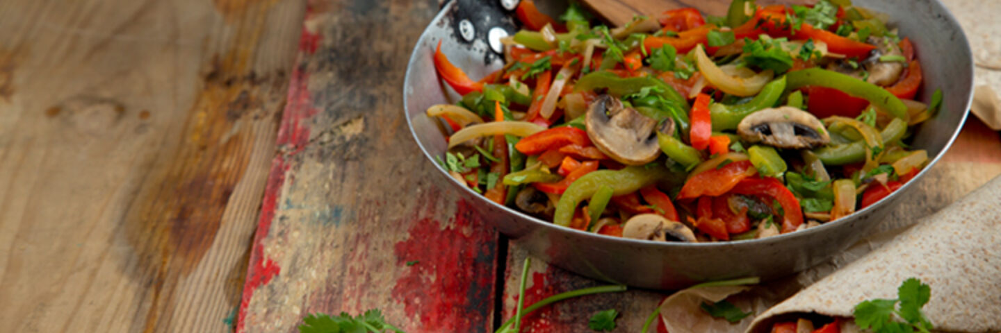 Vegetable fajitas recipe