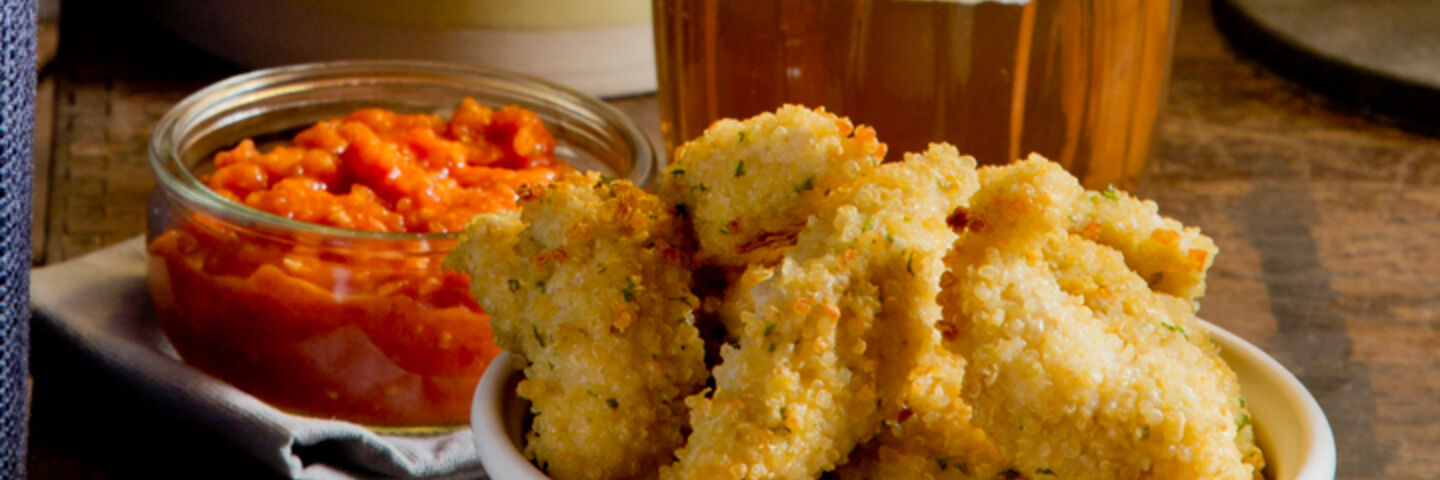 Bressies Chicken Nuggets with Homemade Tomato Sauce