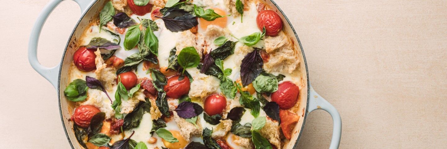 Spanish Sausage Egg 3DHash with Buffalo Mozzarella