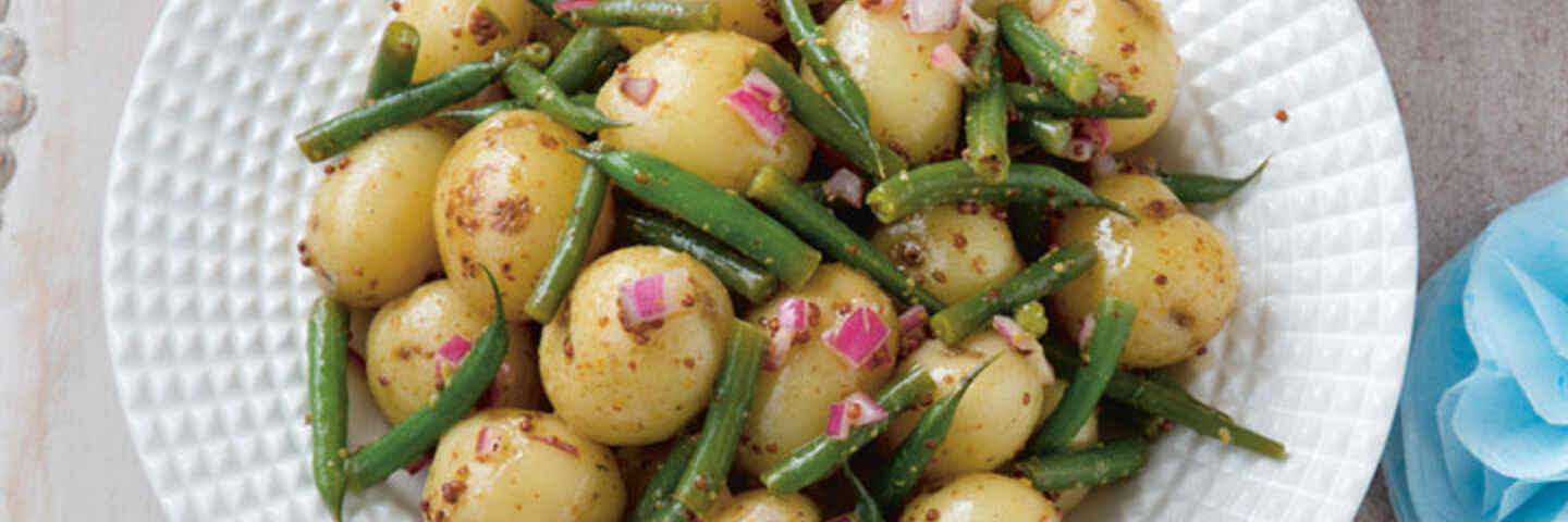 Baby Potato and French Beans Salad