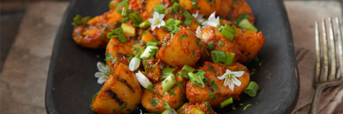 Harissa potato salad