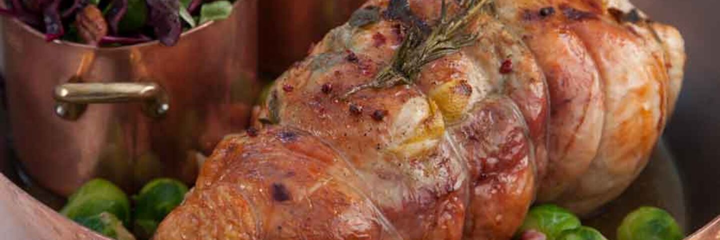 Rolled turkey breast