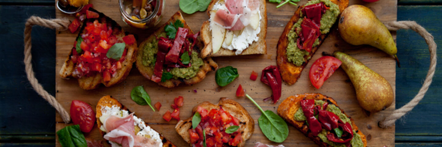 Trio of bruschetta recipe