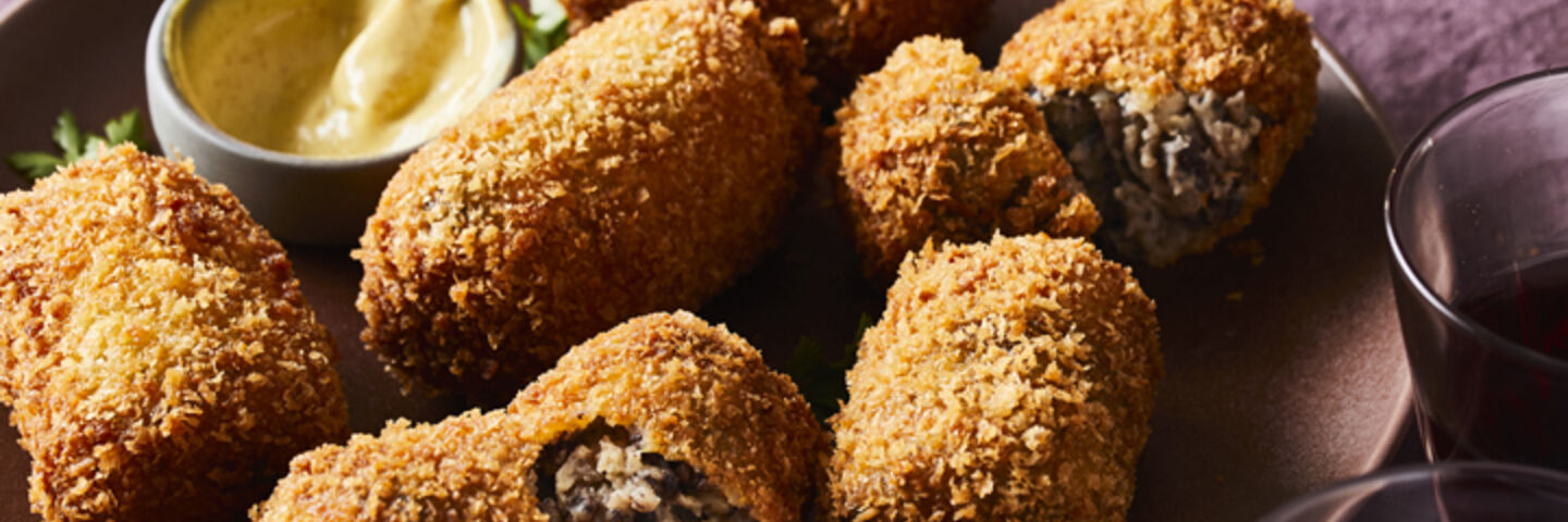 Black pudding and potato croquettes recipe
