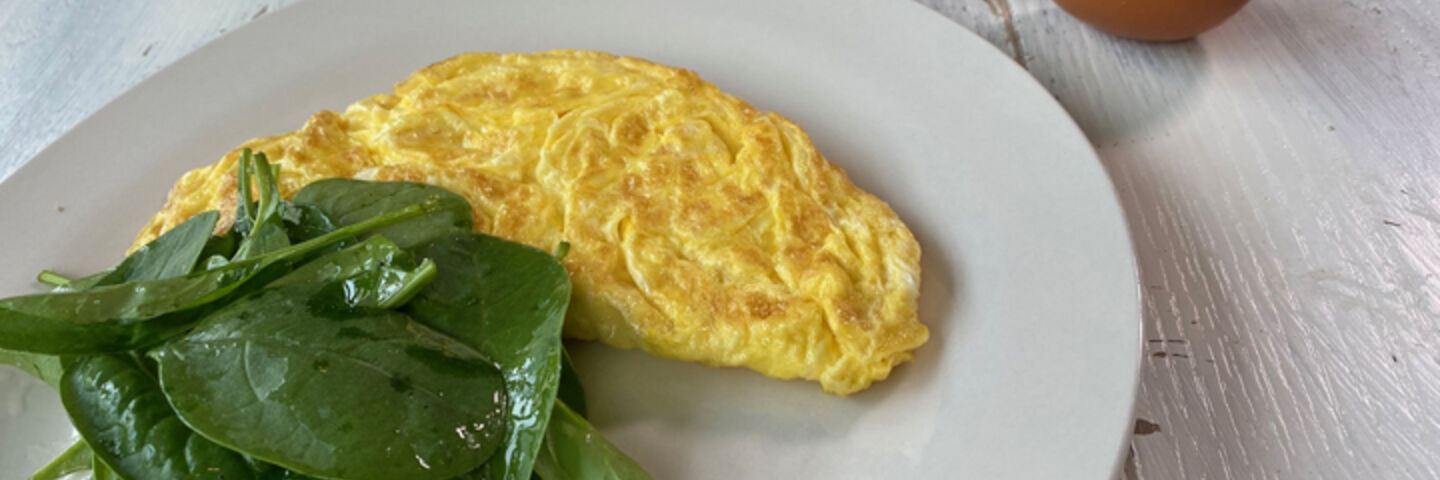 Folded omelette recipe