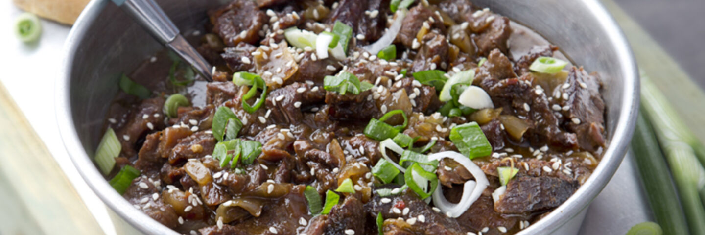 Slow cooker korean beef recipe
