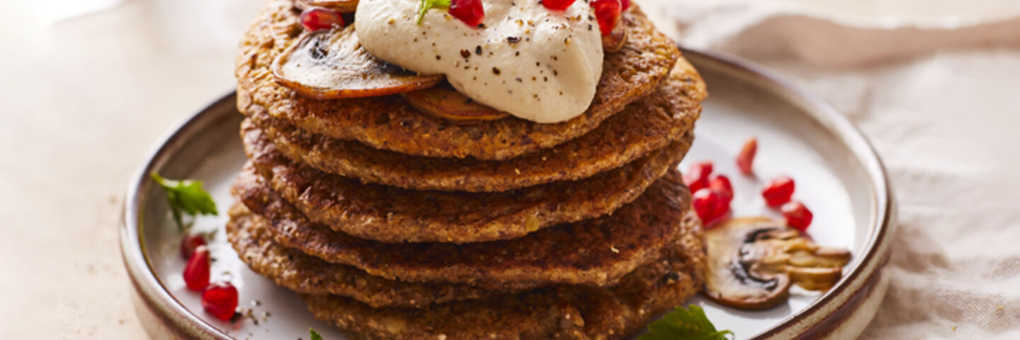 Speedy savoury pancakes recipe