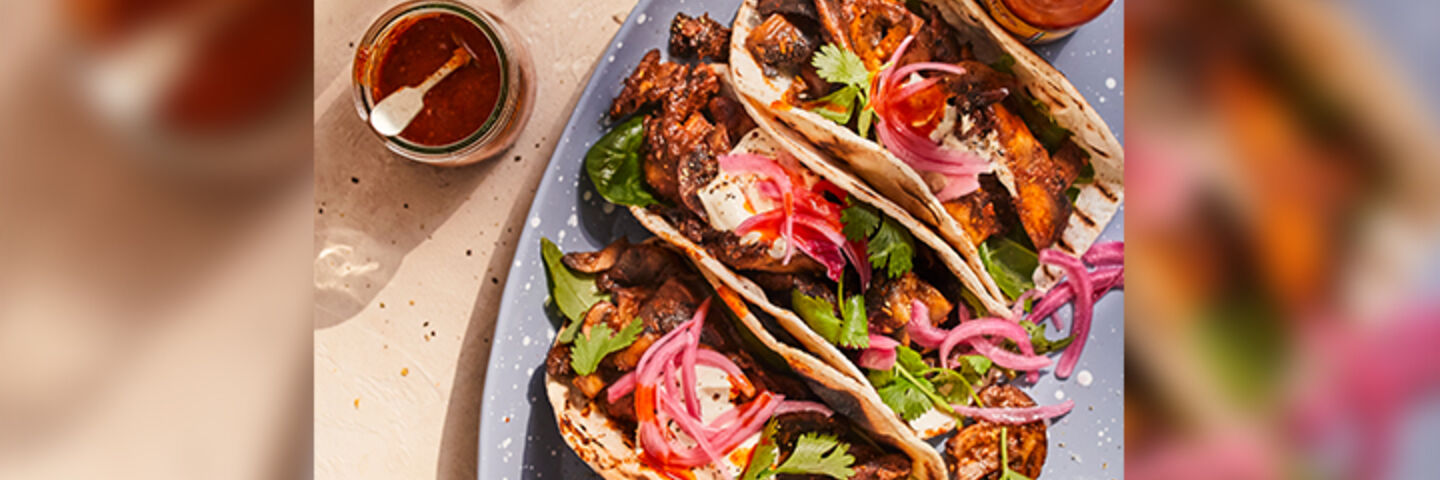 Mushroom tortillas recipe