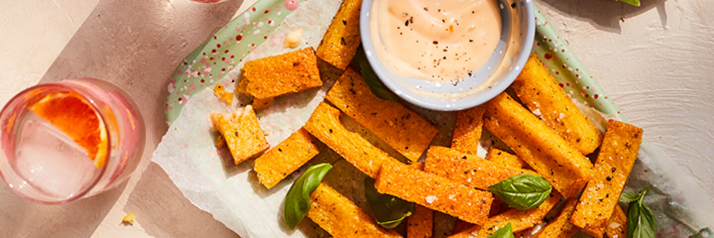 Polenta chips recipe