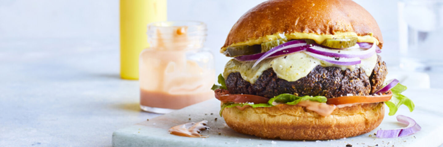 Vegan burger recipe