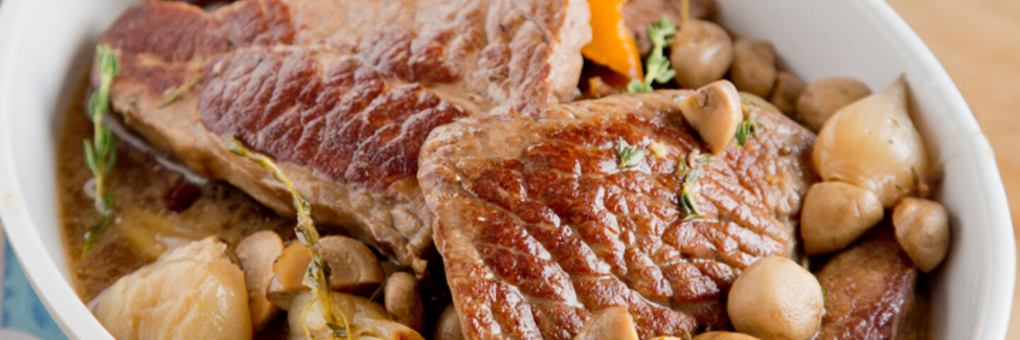 Georgina beer braised steaks