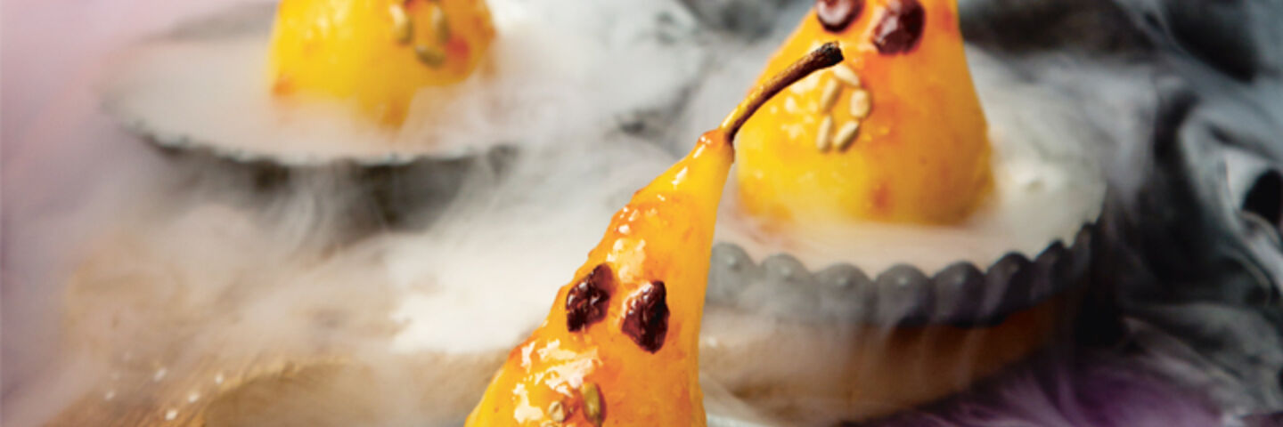 Sharon poached pear
