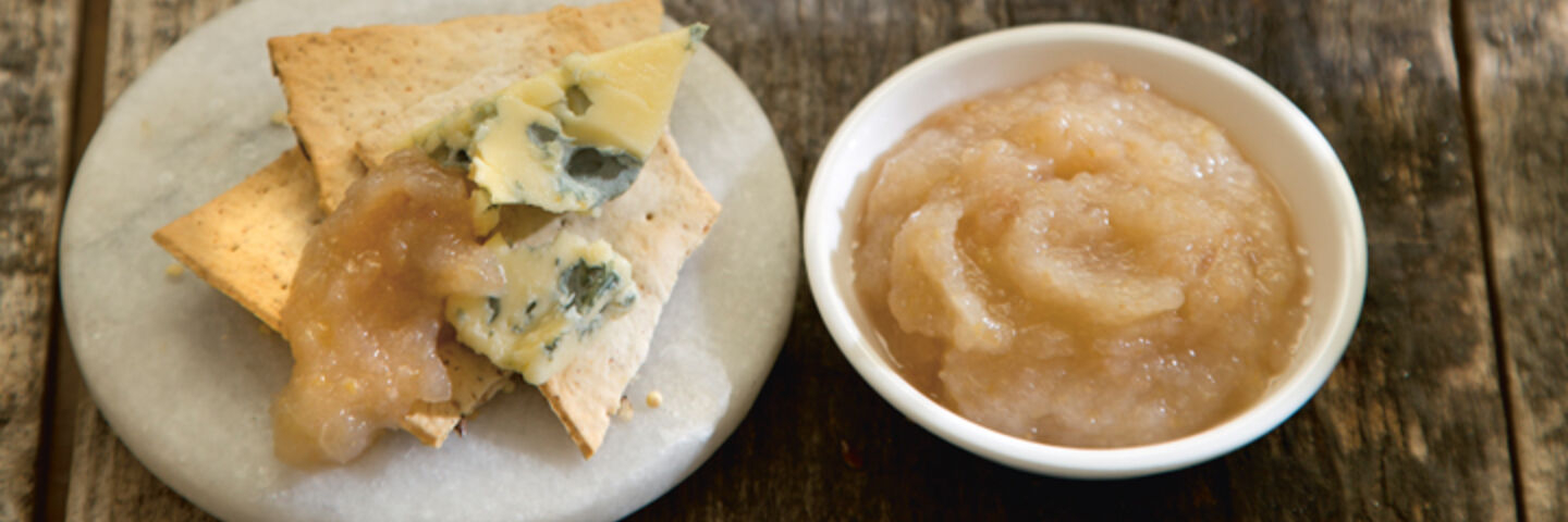 Siobhan baked pear vanilla compote