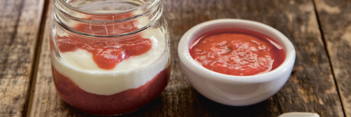Siobhan rhubarb plum vanilla compote