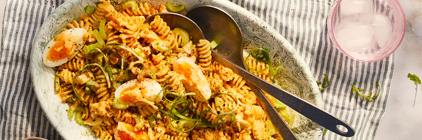Kevin Dundon Deviled Egg Pasta Salad