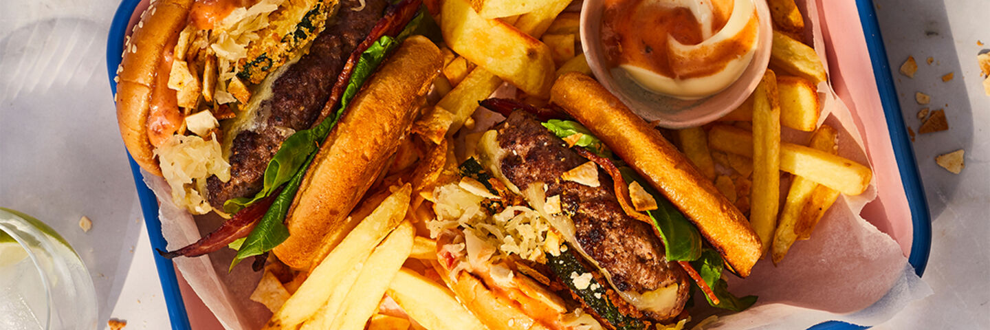 Kevin Dundon Tortilla Crunch Burgers