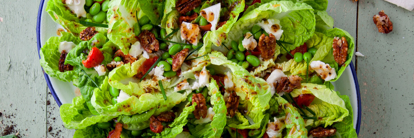 SuperValu Baby Gem Lettuce Cups with Broad Beans