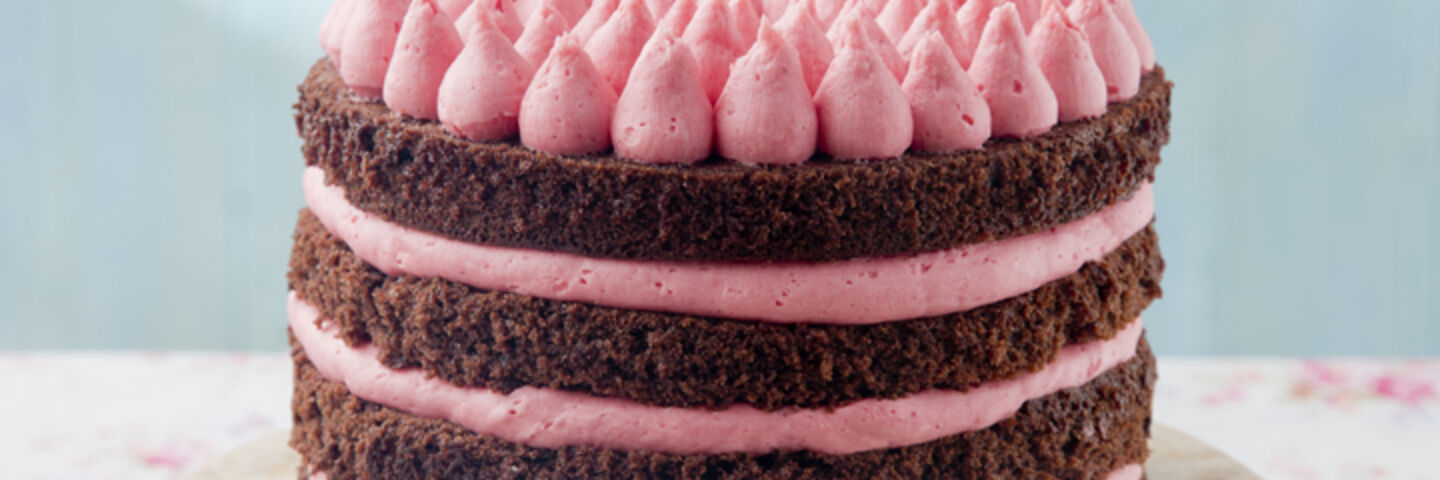 Choc raspberry cake