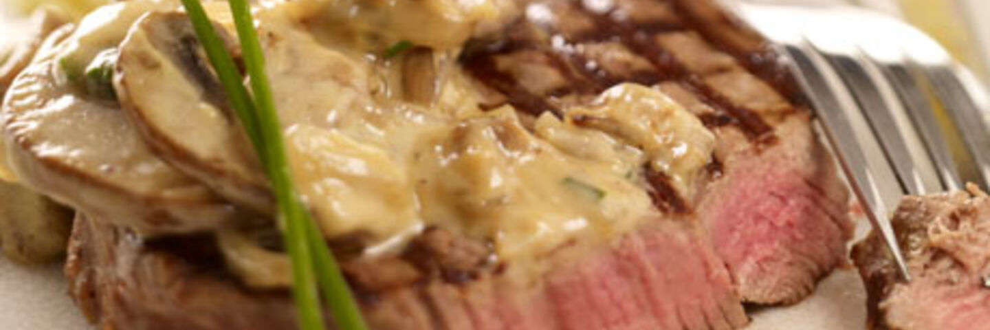 Fillet Of Beef With Wild Mushroom Cream Sauce