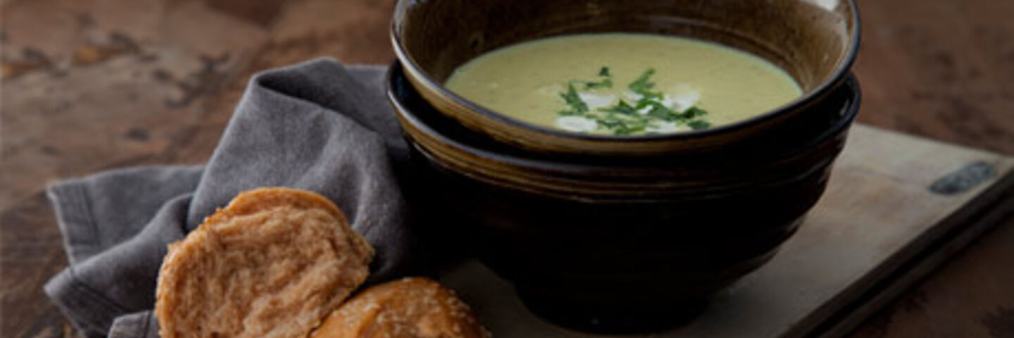 Spiced Cauliflower and Yogurt Soup