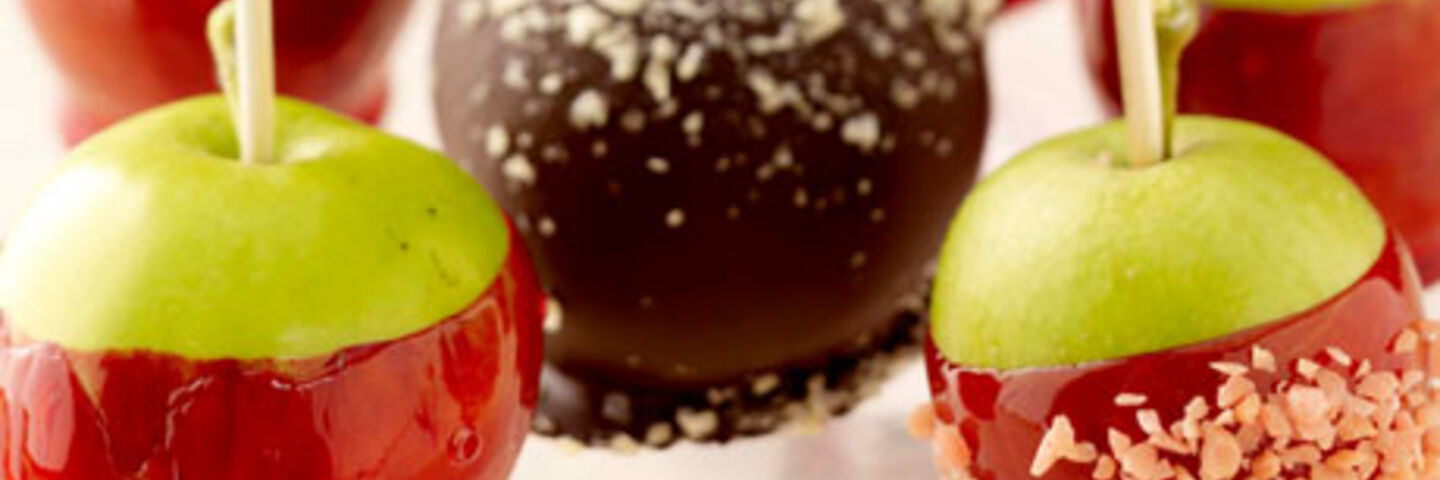 Chocolate & Caramel Candy Apples