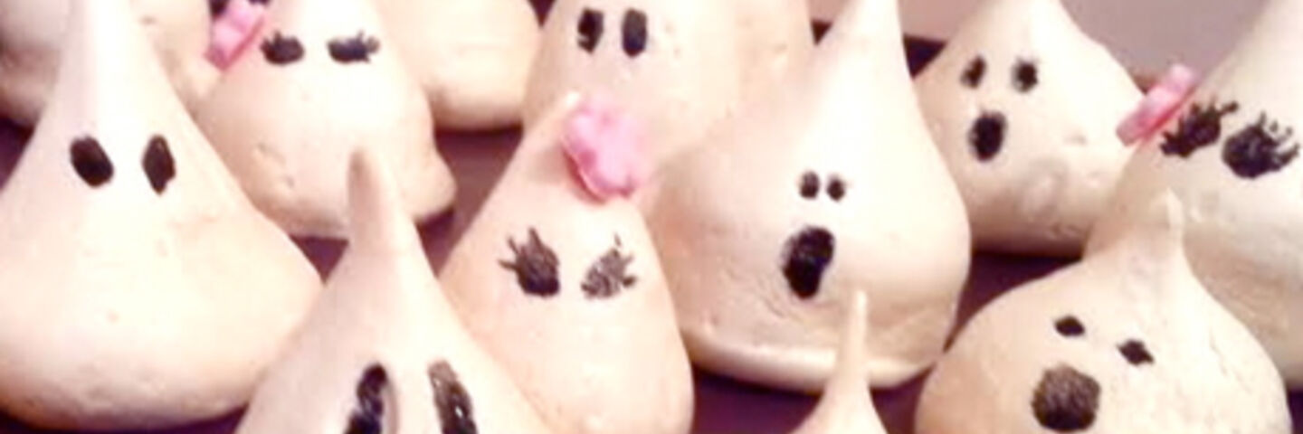 Ghost Meringues