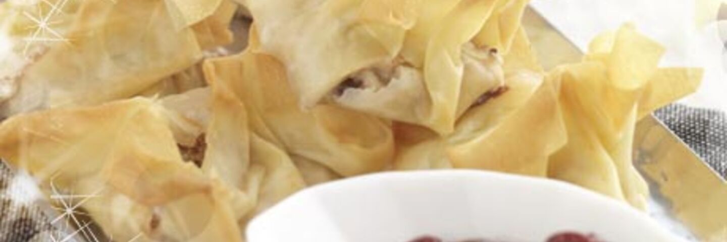 Goats Cheese & Cranberry Parcels