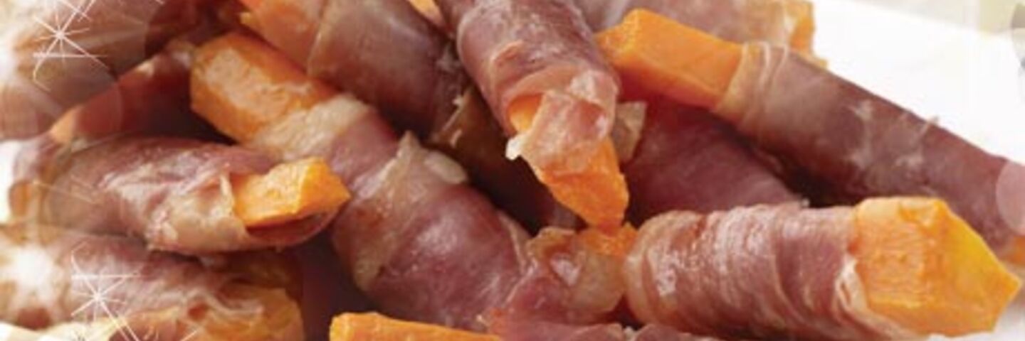 Prosciutto Wrapped Carrots