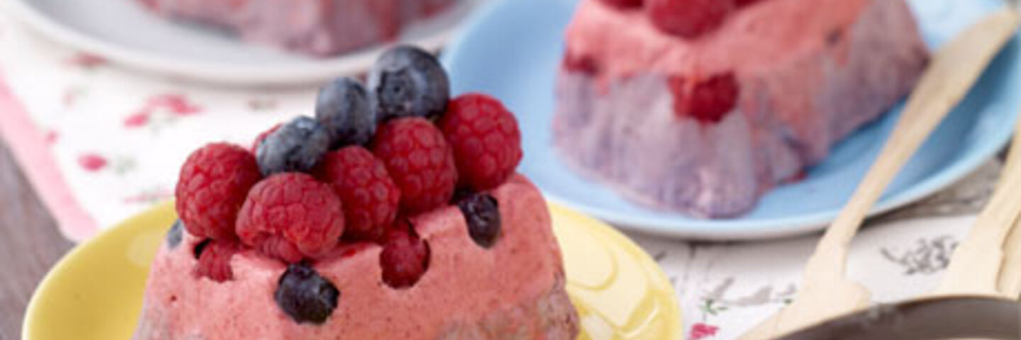 Raspberry & Blueberry Semifreddo