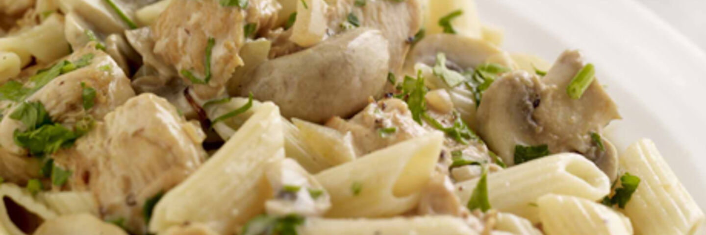 Creamy Chicken and Mushroom Pasta
