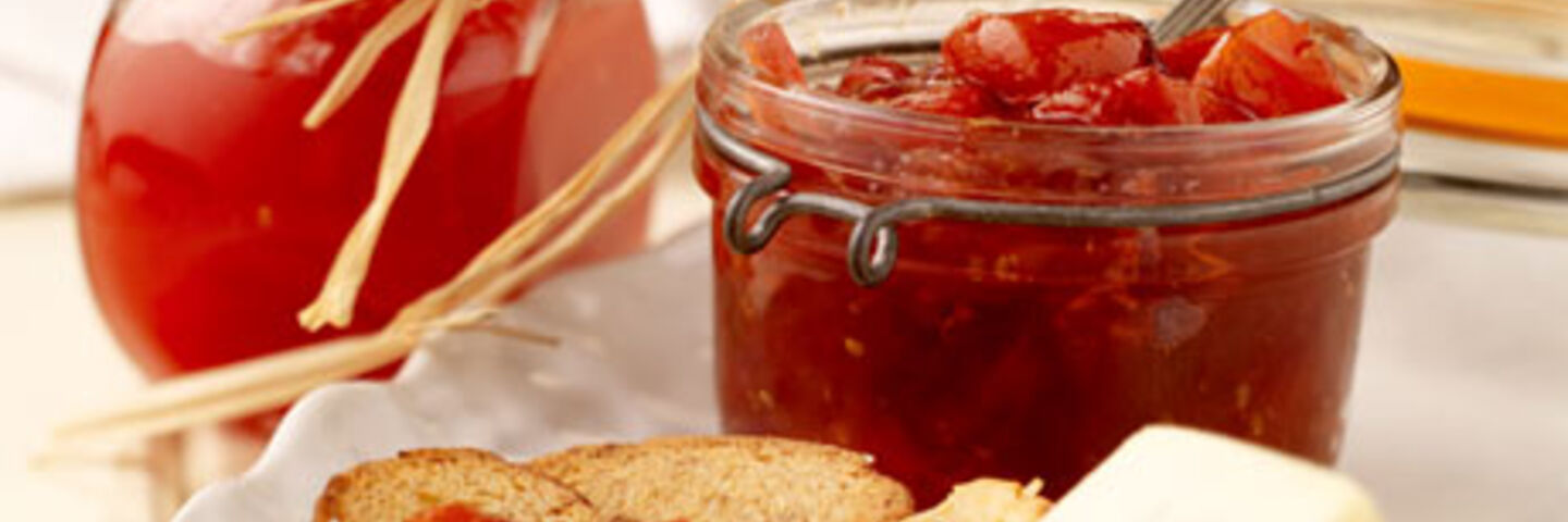 Red Cherry Tomato and Thyme Chutney