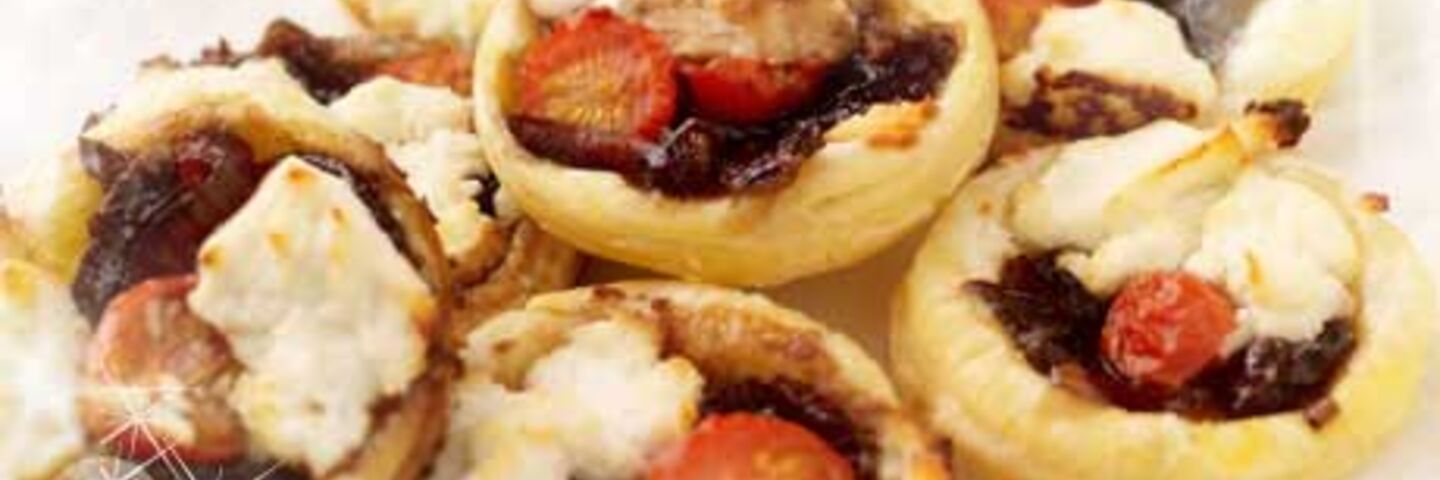 Red Onion & Goats Cheese Tartlets