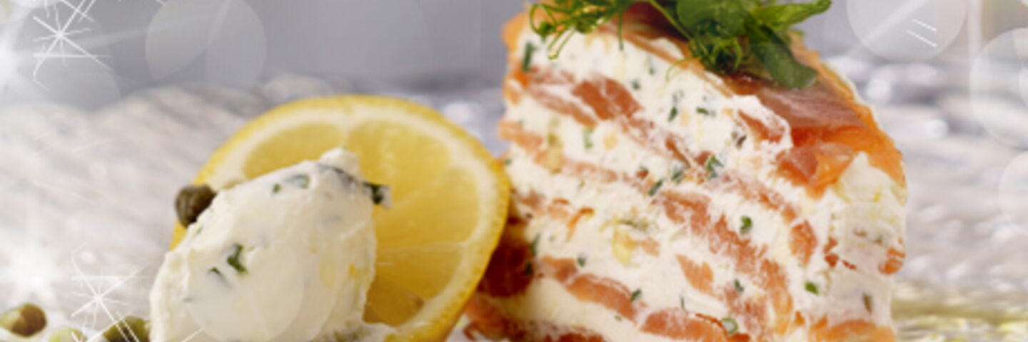 Smoked Salmon Terrine with Citrus Cream Cheese