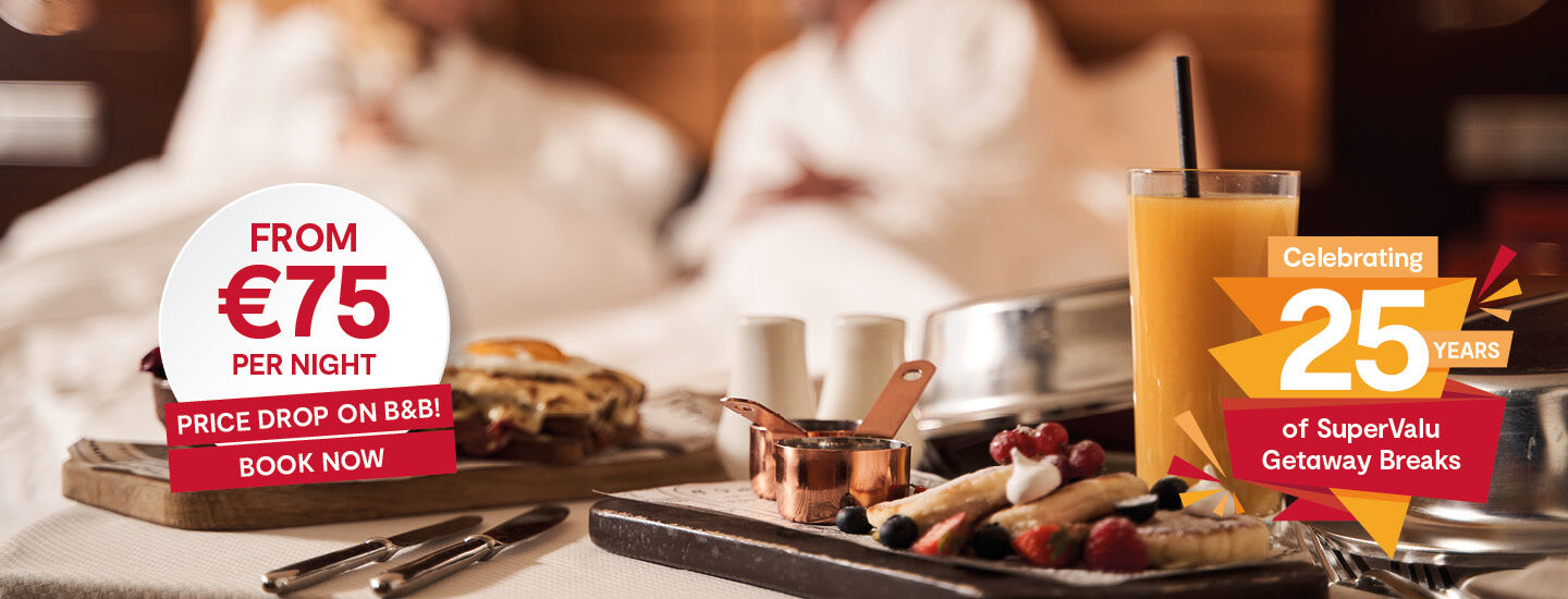 Getaway Breaks September Bed and Breakfast Offers starting from just €75 per night